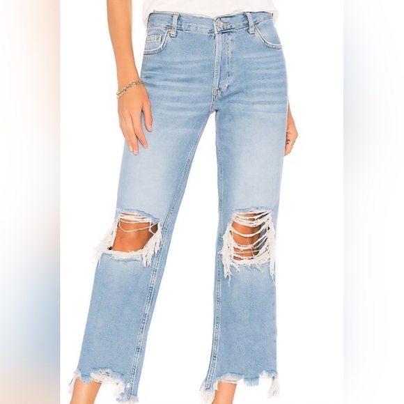 We The Free | Maggie Mid-Rise Straight Leg Jeans, Size 29 - Picture 1 of 10